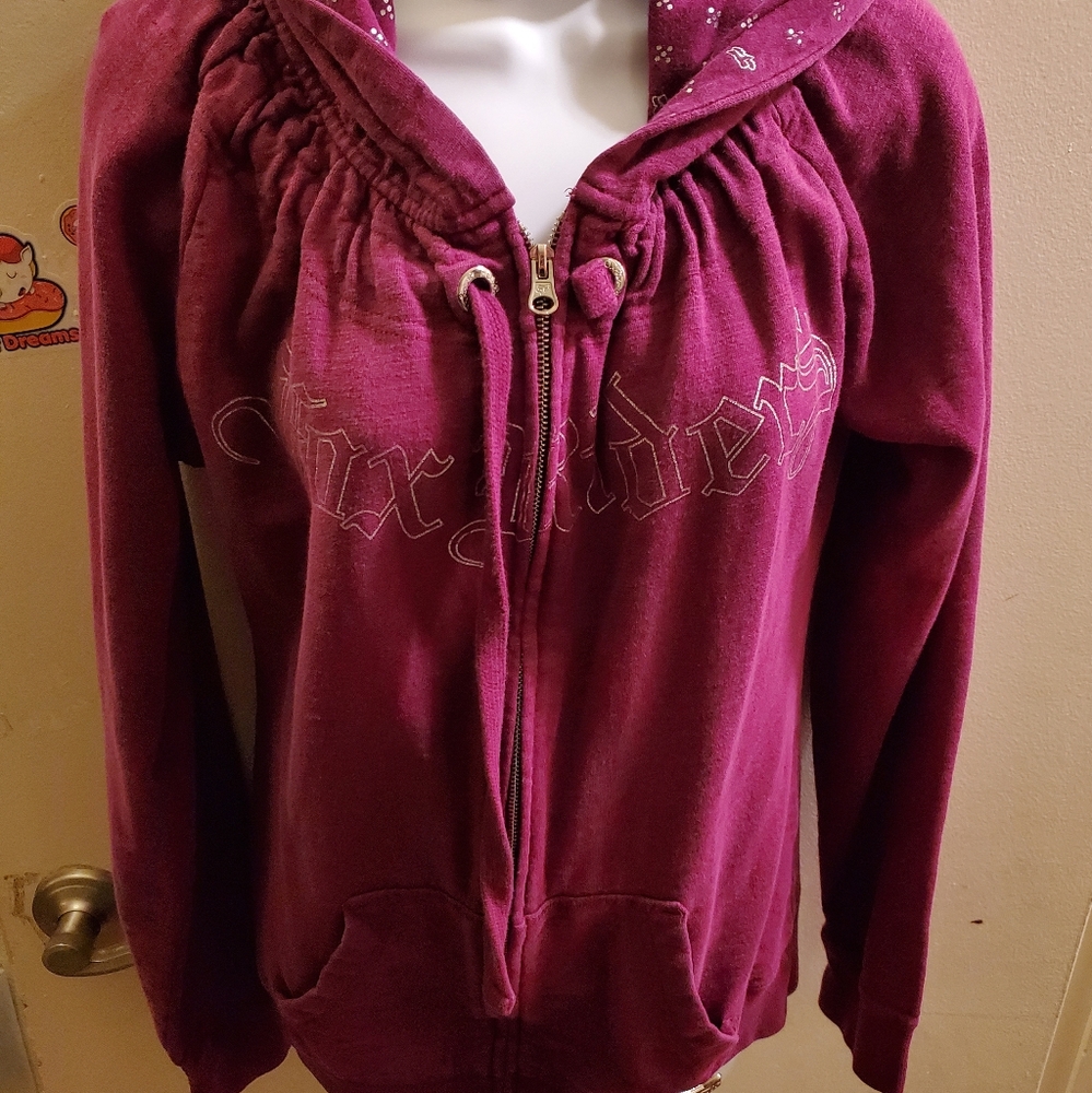 Zip up sweater fox brand